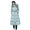 Green, variant on Winter Women Cotton Jacket with Hood Neck Protection Long Sleeves Pockets Mid-calf Length Zipper Closure Padded Coat Solid Color Windproof Outwear Parka