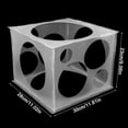 thumbnail image 2 of lasuroa Balloon Sizer Cube Box, 2-10 Inch Transparent Balloons Measurement Tool for Arches Columns Party Decoration Accessories, 2 of 7