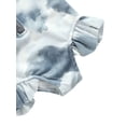 thumbnail image 3 of Suealasg Kids Girls Romper Swimsuits Little Girls Summer One Piece Swimwear Long Sleeve Tie-dye Rash Guard Bathing Suit Beachwear 1-5 Years, 3 of 8