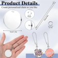 thumbnail image 5 of 72PCS Sublimation Charm Accessories for Cup Name ID Charm for Tumbler Cup MDF Single Side Sublimation Blanks Bulk,Round, 5 of 5