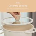 thumbnail image 3 of [TRUECOOK OFFICIAL] Induction Non-Stick Eco Ceramic Beige Double Handle Pot 20cm, 3 of 8