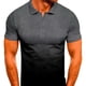 thumbnail image 3 of Camiseta de hombre Nikou Cuello vuelto transpirable Gris oscuro XXL, 3 of 12