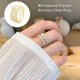 thumbnail image 5 of Jumpingount Anillo de apertura para mujer, anillos de decoración de circón de cobre, decoraciones de ajuste, novia, chicas, joyería chapada para mujer, Ropa, zapatos y accesorios Miscelánea Jumpingount AP015133-00, 5 of 6