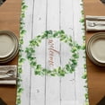 thumbnail image 5 of Table Runners 72 Inches Long Dress Scarves, Spring Eucalyptus Leaves Farmhouse Kitchen/Dining Table Runner, Coffee Tablerunners, Farmhouse Botanical Gray Wood 16x72 Inch, 5 of 9