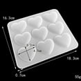 thumbnail image 3 of Handicrafts Making Loves Heart Mold Silicone Casting Handmade Crafts Decorations Molds Craft Supplies, 3 of 7