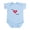 Sky Blue, variant on CafePress - Ich Liebe Oma I Love Grandma In German Body Suit - Baby Light Bodysuit, Size Newborn - 24 Months