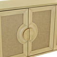 thumbnail image 6 of 59.84" 4-Door Storage Cabinet, Wood Sideboard with Linen Decorated Doors for Bedroom, Living Room, Office, 6 of 7