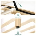 thumbnail image 3 of Novilla 12" Bed Frame Wood Bed Frame Twin with Headboard,White Wood Bed Frame Foundation with Wood Slat Support, No Box Spring Needed, Easy Assembly, 3 of 7