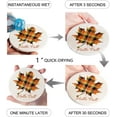thumbnail image 2 of FMSHPON Hello Fall Orange Buffalo Plaid Maple Leaves Set of 6 Round Coaster for Drinks, Absorbent Ceramic Stone Coasters Cup Mat with Cork Base for Home Kitchen Room Coffee Table Bar Decor, 2 of 6