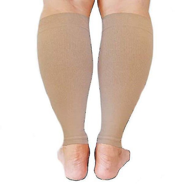 Chaussettes de Compression Grande Taille 20-30mmhg Unisexe Mollet Grand Circulation Extra Grand