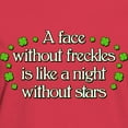 thumbnail image 3 of CafePress - A Face Without Freckles Women's Classic T Shirt - Women's Traditional Fit Dark T-Shirt, 3 of 4