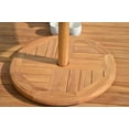 thumbnail image 4 of Large 20" Teak Lazy Susan Turntable with Umbrella Hole, 4 of 4