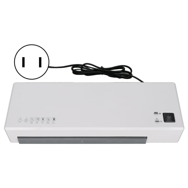Laminadora portátil A4 de 9 pulgadas, máquina de laminación en frío y caliente de alta velocidad con botón antiatasco ABS para el hogar, oficina y escuela