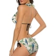 thumbnail image 3 of NICKSUN Women's Bikini Sets, Cute Print Two Piece Bathing Suits Sexy Halter Padded Bikini Swimsuits, 3 of 6