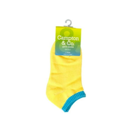 

Kole Imports BH735-48 Girl Socks Multi Color - Size 9-11 - Set of 48 -Pack of 48