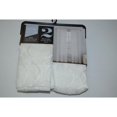 thumbnail image 1 of Style Decor Reese 2 Pack Curtain Panel 84" White, 1 of 5