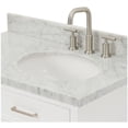 thumbnail image 4 of Ariel D037srcwovo Kensington 37" Free Standing Single Oval Basin Vanity Set - Grey, 4 of 7