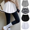 thumbnail image 2 of Falda de algodón con dobladillo desmontable para mujer, camisa falsa con cola, elástica, Irregular, a la moda, novedad de 2023, 2 of 4