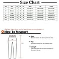 thumbnail image 2 of Wdfiry Womens Slacks Women Casual Relaxed Fit Straight Leg Pants Solid Cotton Linen Elastic Waist Comfortable Trousers, 2 of 3