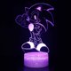 thumbnail image 1 of Lámpara Patrón de dibujos animados de noche con control táctil de luz 3D con base de grietas para niños Tmvgtek Para estrenar, 1 of 1