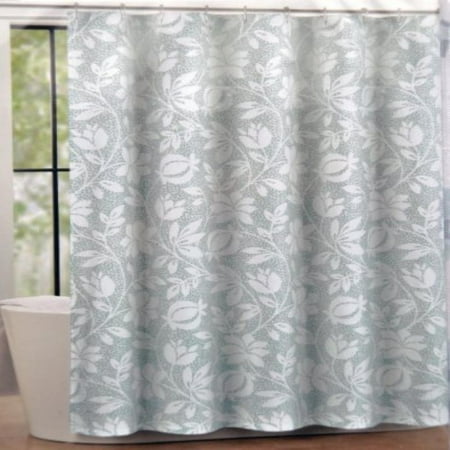 Tahari Dot Fl Fabric Shower Curtain White Pattern On Aqua Tahari Dot Fl Fabric Shower Curtain White Pattern On Aqua Blue Gray Dotted Background