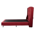 thumbnail image 4 of Box Base Cama Matrimonial + Cabecera Zefyr Rojo Dicasa  Red, 4 of 8