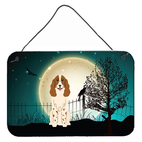 Halloween Scary Russian Spaniel Wall or Door Hanging Prints