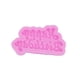 thumbnail image 1 of Molde de letras de feliz cumpleaños 3D Bearachild antiadherente reutilizable color Rosa, 1 of 6