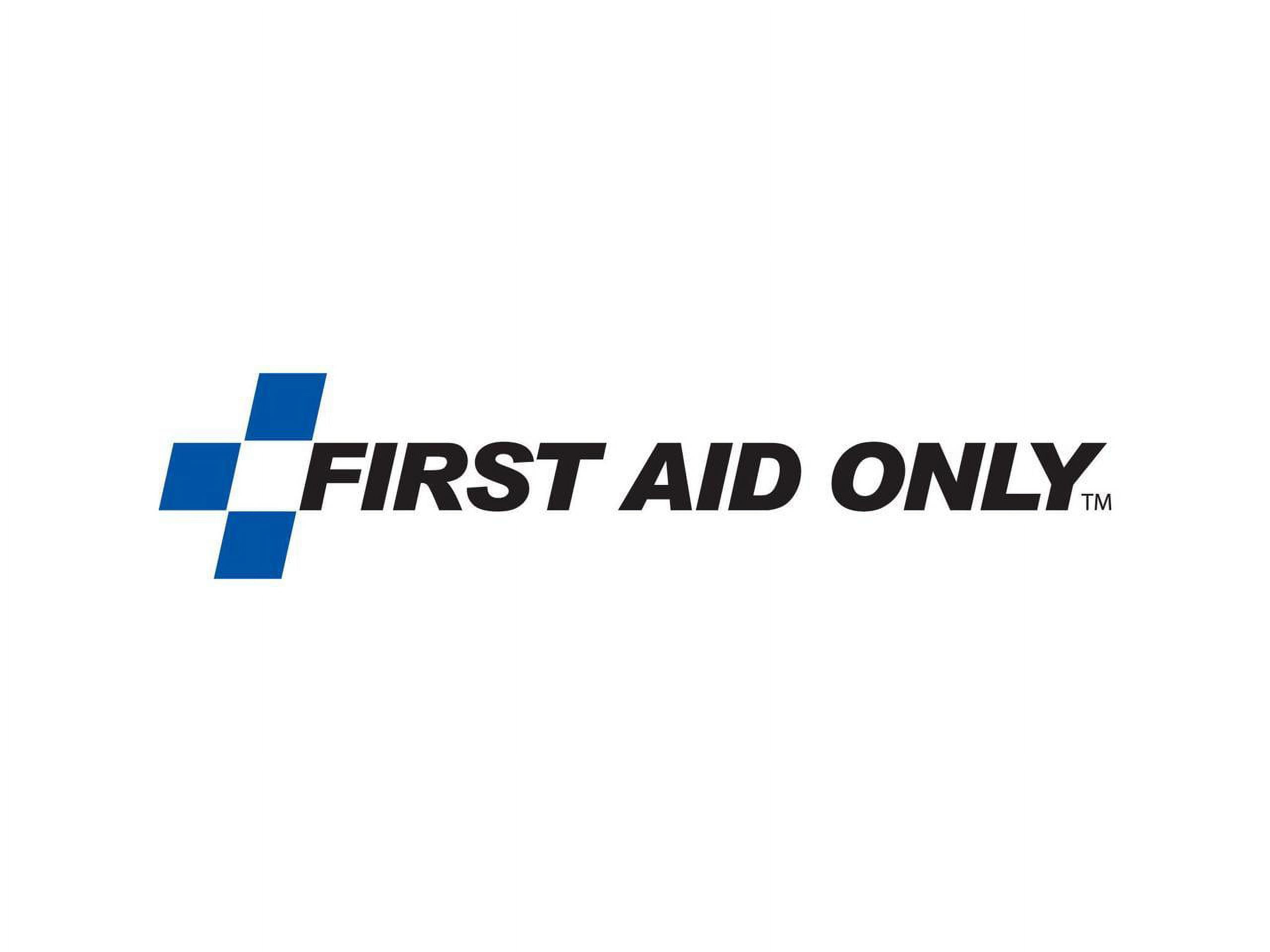 First Aid Only ANSI-Compliant First Aid Kit, 64 Pieces, Plastic Case -FAO238AN