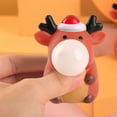 thumbnail image 2 of dajkiuy Christmas Squeeze Spit Bubble Toys, Santa Snowman Reindeer Stress Relief Toys for Christmas Stocking Stuffers Party Favors Gifts, 2 of 6