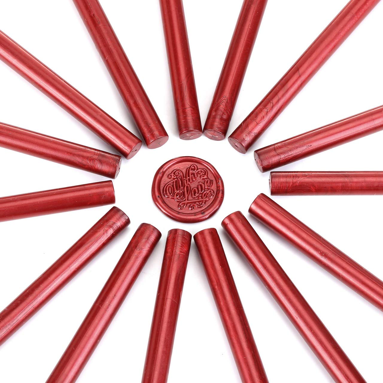 10pcs Wax Seal Sticks, Glue Gun Sealing Wax Sticks for Wax Seal Stamp