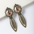 thumbnail image 4 of Cupid Vintage Copper-Colored Lace Bookmarks: Set of 2 Stainless Steel Book Marks, Gifts for Book Lovers and Readers, 4 of 5