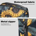 thumbnail image 4 of Sunflower Digital Pouch Organizer for Chargers, Hard Drives, and Cords - Waterproof Oxford Cloth Material, 5.9x9.44x3.14 Inches, 4 of 6