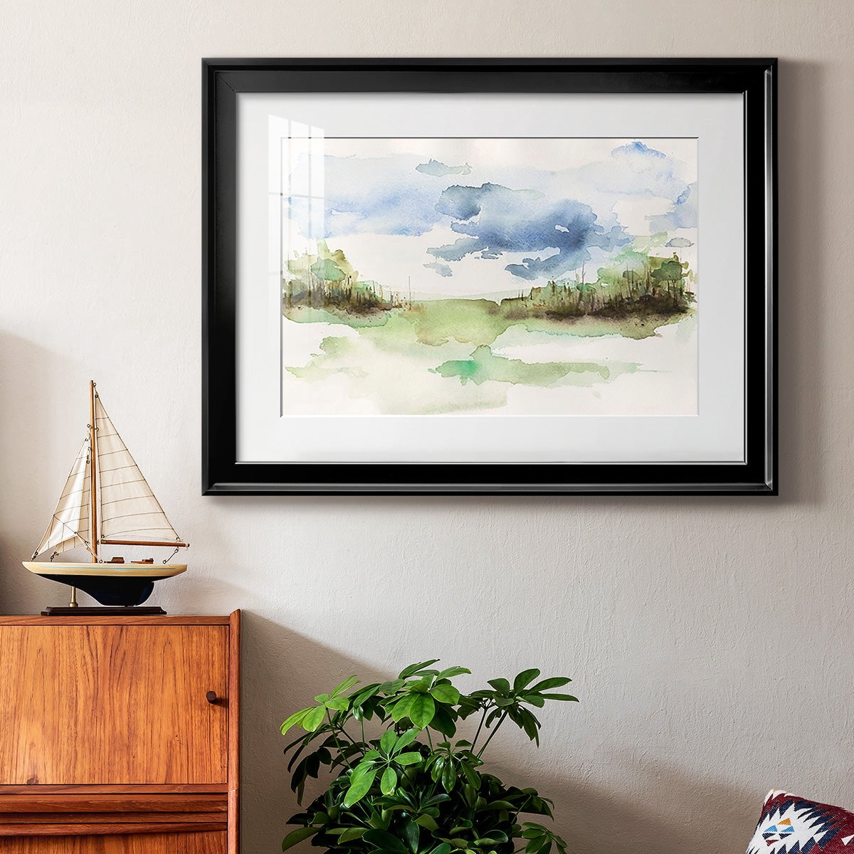Brush Thickets I Premium Framed Print - Ready to Hang