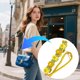 thumbnail image 1 of Handmade Crochet Flower Bag Strap Boho Crossbody Replacement Shoulder Strap Long Woven Floral Purse Strap For Women Colorful Bohemian Style, 1 of 8