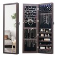 thumbnail image 3 of LED Wall or Door Mounted Full-Length Mirror Organizer,Storge Interior Make-up Magnetic Lock Mirror, 3 of 7