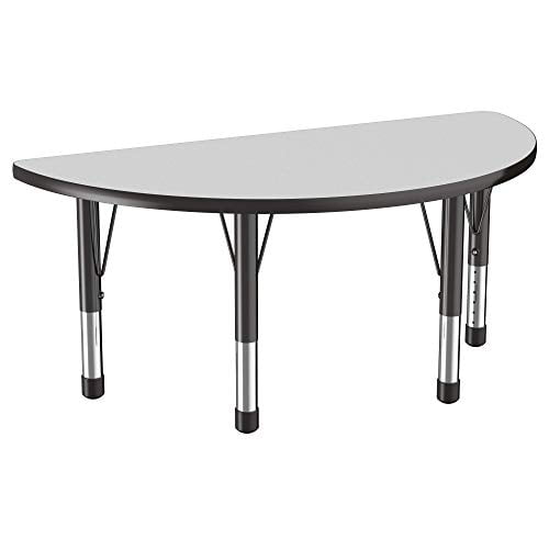 FDP Half Round Activity School and Classroom Kids Table 24 x 48