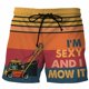 thumbnail image 1 of Pantalones cortos divertidos de playa para hombre, ropa de baño informal de moda para vacaciones, para el verano Fivean unisex, 1 of 2