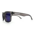 thumbnail image 6 of Premium Kush Polarized Rectangle Sport Horn Rim Sunglasses Slate - Blue Mirror, 6 of 8