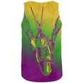 thumbnail image 2 of The Queen of Mardi Gras Mens T Shirt Purple SM, 2 of 2