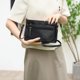thumbnail image 1 of Paquete informal para mujer, bolso de viaje de cuero PU, bolso de ocio para niñas (negro) DQrwqpou Para Estrenar, 1 of 3