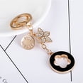 thumbnail image 4 of Car Keychain, Five Leaf Clover Keychain Exquisite Appearance Appropriate Weight  For Decoration For Gifts Black,White, 4 of 8
