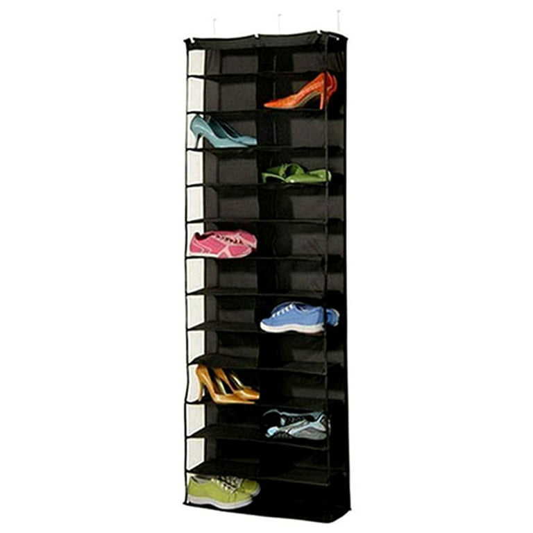 LVNIUS Shoe Rack With Covers Shoes And Boots Organizer Shoe Closet 8-Tier  22-26 Pairs, Large Shoe Organizer Cabinet,Tall Closed Shoe Storage Rack For