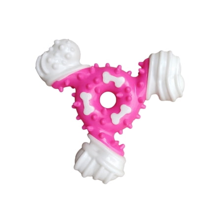 Dog Chew Toys for Aggressive Chewers Durable Nylon Rubber Dental Chew Bone for Puppy Oral Relief Pet Dog Supplies for Chewing Training and Dental Care