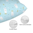 thumbnail image 3 of Kdxio Cotton Pillow Cases 20"x30" Pillowcases,Soft and Breathable Bedroom Pillow Cases-Cute Bunny, 3 of 8