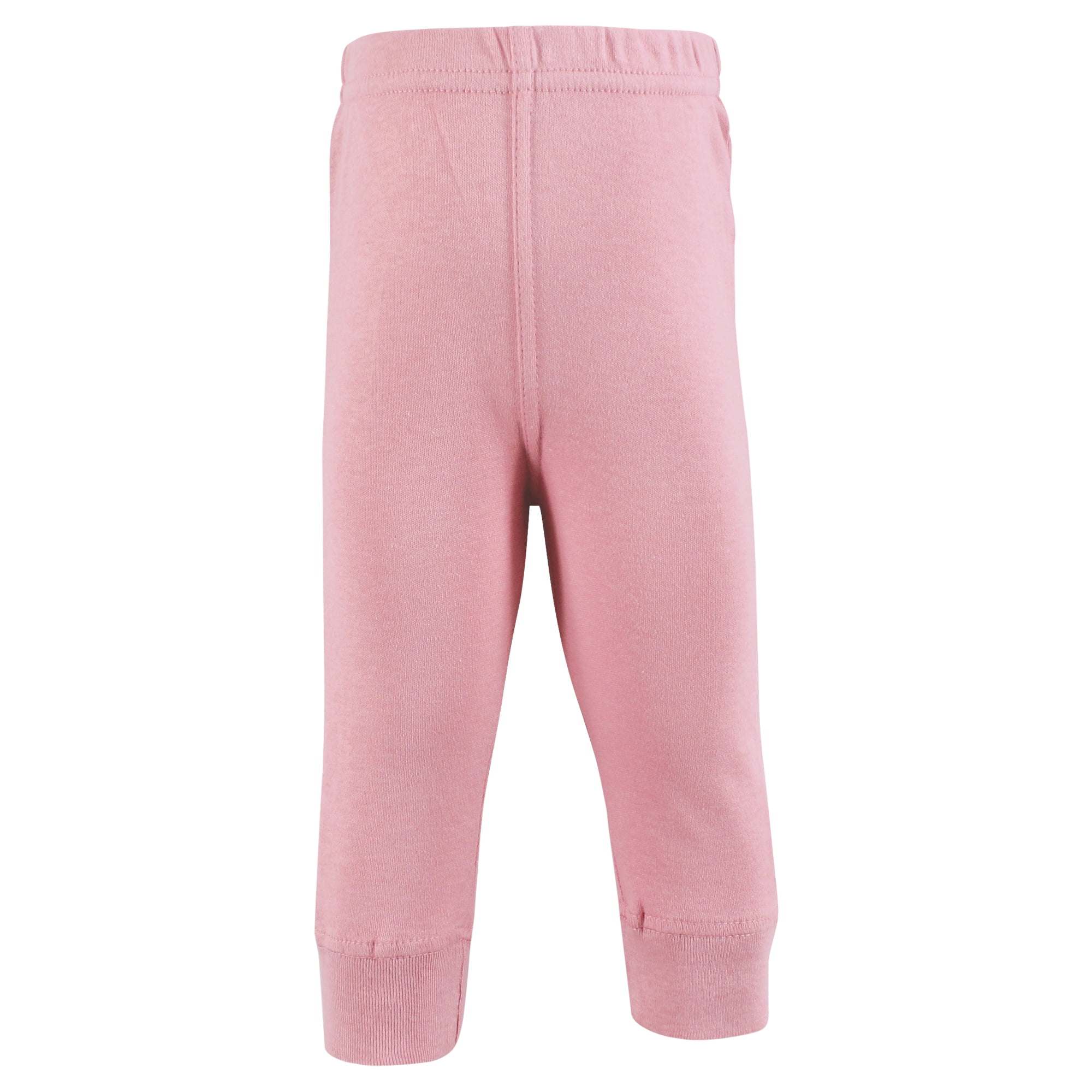 Hudson Baby Girls Cotton Pants and Leggings, Leopard Bows, 5T