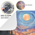 thumbnail image 3 of Yayeee Dish Drying Mat for Kitchen Counter Ultra Absorbent Easy Clean Pad 18x16", Mountains and Forests, 3 of 7