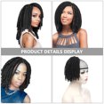 thumbnail image 3 of EeaseCA 1 Pce Postiche Mode Femme Dreadlocks Perruque Dreadlocks Perruque Belle Perruque Naturelle, 3 of 7