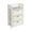 White, variant on Household Essentials Woven 3 Drawer Chest with Cutout Handles, Paper Rope, White