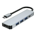 thumbnail image 1 of Station d'Accueil Type C Concentrateur USB Convenant à E Ordinateur Portable Mac Station d'Accueil 5 en 1, 1 of 5